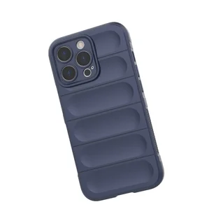 Magic Shield Case etui do iPhone 13 Pro elastyczny pancerny pokrowiec ciemnoniebieski - Etui i futerały do telefonów - miniaturka - grafika 25