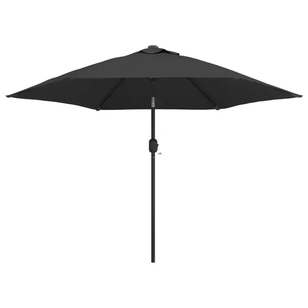 Parasol ogrodowy z mechanizmem przechylania, antracytowy, 300 x 222 cm, śr