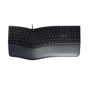 CHERRY KC 4500 ERGO klawiatura USB QWERTY Hiszpański Czarny - Klawiatury - miniaturka - grafika 1