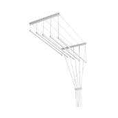 Suszarki na ubrania - SNB Suszarka na pranie łazienkowa sufitowa ścienna) 2,0 m 229290 - miniaturka - grafika 1