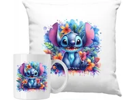 Gadżety dla niej i dla niego - ZESTAW PODUSZKA + KUBEK Prezent STICH STITCH LILO PREZENT + IMIĘ #10 - miniaturka - grafika 1