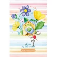 Notesy i bloczki - FRESH Notatnik ozdobny 105x165/64K kratka TW Ptaszek - Fresh - miniaturka - grafika 1