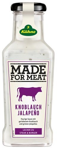 Kuhne Sos MADE FOR MEAT Czosnek Jalapeno 235ml