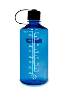 Butelka na wodę Nalgene Narrow Mouth Tritan Sustain 1 l - blue - Kuchnia turystyczne i akcesoria - miniaturka - grafika 2
