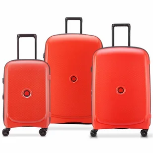 Delsey Belmont Plus 4 kółka Zestaw walizek 3-części blasses rot - Walizki - miniaturka - grafika 1