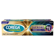 Higiena protez i aparatów ortodontycznych - Corega Power Max Supreme All-In 1, krem mocujący do protez zębowych, neutralny, 40 g - miniaturka - grafika 1