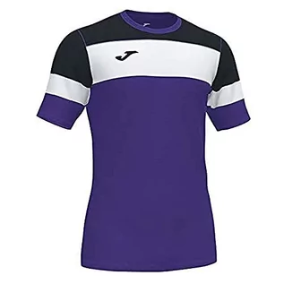 Koszulki męskie - Joma T-shirt męski Crew Iv Equip M/C fioletowy ciemny fiolet XL 101538.551 - grafika 1