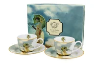 Filiżanki - Filiżanki do espresso porcelanowe ze spodkami DUO Woman with Parasol Claude Monet 100 ml 2 szt - miniaturka - grafika 1