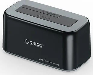 Stacja dokująca do dysku 2,5"/3,5" SATA HDD/SSD - czarna - Obudowy i kieszenie na dyski twarde - miniaturka - grafika 1