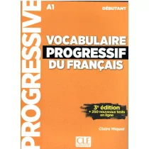 CLE International Vocabulaire progressif du Francais niveau debut A1 + CD 3ed Miquel Claire - Powieści - miniaturka - grafika 1