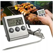 Termometry kuchenne - Termometr Kuchenny Sonda do Pieczenia Minutnik - miniaturka - grafika 1