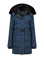 Kurtki damskie - Canadian Peak Płaszcz zimowy "Bettineak" w kolorze granatowym - miniaturka - grafika 1