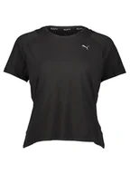 Koszulki sportowe damskie - Puma Koszulka funkcyjna "Run Cloudspun" w kolorze czarnym - miniaturka - grafika 1