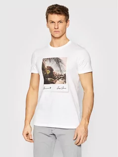 Koszulki męskie - Joop! Jeans T-Shirt 15 JJ222J045 30030993 Biały Regular Fit - grafika 1