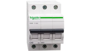 Schneider Electric WYŁACZNIK Wyłącznik nadprądowy iC60N 3P 40A C A9K02340 - Bezpieczniki elektryczne - miniaturka - grafika 2