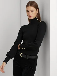Lauren Ralph Lauren Golf 200882214001 Czarny Slim Fit - Swetry damskie - miniaturka - grafika 1