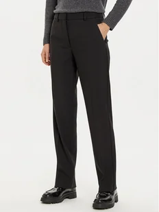 Calvin Klein Spodnie materiałowe K20K207633 Czarny Regular Fit - Spodnie damskie - miniaturka - grafika 1