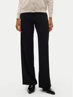 Spodnie damskie - Vero Moda Spodnie materiałowe Berlin 10318454 Czarny Wide Leg - miniaturka - grafika 1