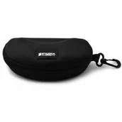 Akcesoria do okularów - Etui futerał sportowy z karabińczykiem na okulary STYLION STLK11 czarny - miniaturka - grafika 1