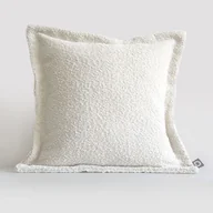 Poduszki dekoracyjne - Poduszka BOUCLE z dekoracyjnym rantem BC2073 | śmietankowy poduszka 40 x 40 cm (z wypełnieniem) - miniaturka - grafika 1