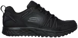 Buty trekkingowe męskie Skechers Escape Plan outdoor czarne (51591-BBK) - Buty trekkingowe męskie - miniaturka - grafika 1