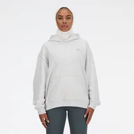 Bluzy damskie - Bluza damska New Balance WT41537AHH  szara - miniaturka - grafika 1