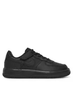 Buty dla dziewczynek - Nike Sneakersy Force 1 Low Easyon (PS) FN0237 001 Czarny - miniaturka - grafika 1