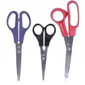 Nożyczki - Nożyczki uniwersalne biurowe mocne zestaw 3 szt. - miniaturka - grafika 1