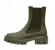 Botki damskie - Only 15304868 Botki Damskie Za Kostkę Zielone 40 Jib - miniaturka - grafika 1