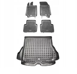 Zestaw dywaniki i mata gumowa do Renault Laguna II 2001-2007 - Dywaniki samochodowe - miniaturka - grafika 1