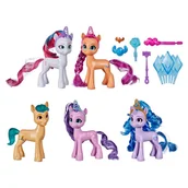 Lalki dla dziewczynek - My Little Pony Zestaw 5 figurek kucyków Unicorn Party Celebration F2033 - miniaturka - grafika 1