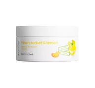 Peelingi do ciała - Nacomi - Peach Sorbet & Lemon Body Scrub - Peeling do ciała - Brzoskwiniowy sorbet i Cytryna - 100 ml - miniaturka - grafika 1