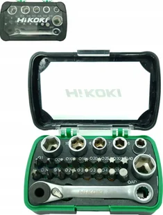 Hitachi Zestaw Bitów Z Grzechotką Nasadki Torx Hex - Bity - miniaturka - grafika 2