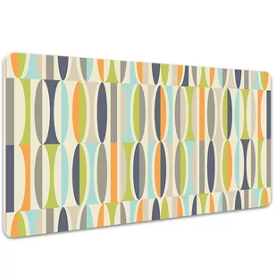 Podkładka ochronna na biurko Retro wzór 100x50 cm, Dywanomat - Podkładki na biurko - miniaturka - grafika 1