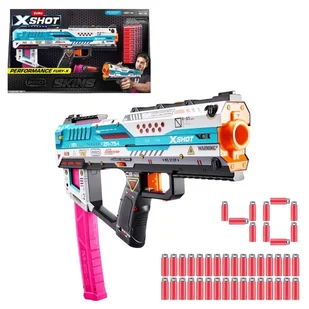 Zuru X-Shot Wyrzutnia Pistolet Skins PRO Fury-X + 40 Nabojów 8+ - Zabawki militarne - miniaturka - grafika 1