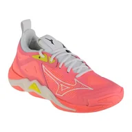 Siatkówka - Buty do siatkówki Mizuno Wave Momentum 3 W V1GC231206 czerwone odcienie szarości - miniaturka - grafika 1