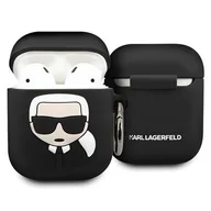 Torby na laptopy - Apple Karl Lagerfeld - Etui Airpods (black) - miniaturka - grafika 1