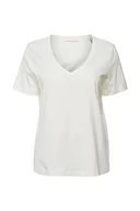 Koszulki i topy damskie - ESPRIT T-shirt damski, 110/Off White, XS - miniaturka - grafika 1