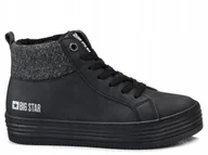 Trampki damskie - Buty Trampki Damskie Big Star Ii274147 Wysokie 37 - miniaturka - grafika 1