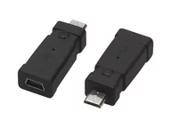 Kable komputerowe i do monitorów - BLOW BLOW Adapter BLOW 75-883# (Micro USB M - Mini USB F; kolor czarny) (2_175591) - miniaturka - grafika 1