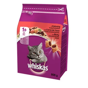 Whiskas Wołowina 0,8 kg - Sucha karma dla kotów - miniaturka - grafika 1