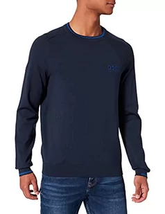 BOSS Riceno sweter męski, Navy410, XXL - Swetry męskie - miniaturka - grafika 1