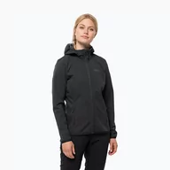 Odzież trekkingowa damska - Kurtka softshellowa damska Jack Wolfskin Bornberg Hoody - miniaturka - grafika 1