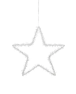Markslojd Ozdoba wisząca świetlna LED 2,4W 60cm srebrny Gwiazda TANGLE 705777 705777 - Oświetlenie świąteczne - miniaturka - grafika 2