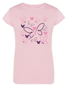 Koszulki i topy damskie - T-Shirt damski kolorowy nadruk Motyle Motylki M - miniaturka - grafika 1