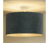 Lampy sufitowe - Duolla - Żyrandol natynkowy CORDUROY 1xE27/15W/230V jasny śr. 40 cm niebieski - miniaturka - grafika 1