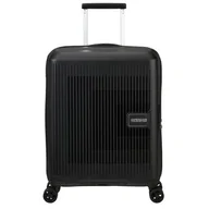 Walizki - Walizka mała poszerzana American Tourister AeroStep - black - miniaturka - grafika 1