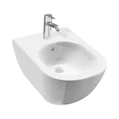 Bidety - Jika Mio - Bidet wiszący z otworem na baterię, biały H8317120003021 - miniaturka - grafika 1