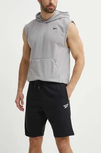 Reebok szorty Identity męskie kolor czarny 100202826 - Spodenki męskie - miniaturka - grafika 1