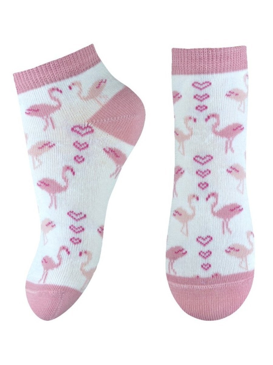 Skarpetki dziewczęce, stopki, białe, Milusie